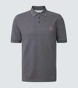 Brunello Cucinelli Brunello Cucinelli Cotton piqué polo shirt