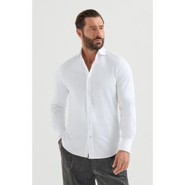 Brunello Cucinelli Brunello Cucinelli Cotton piqué shirt with spread collar