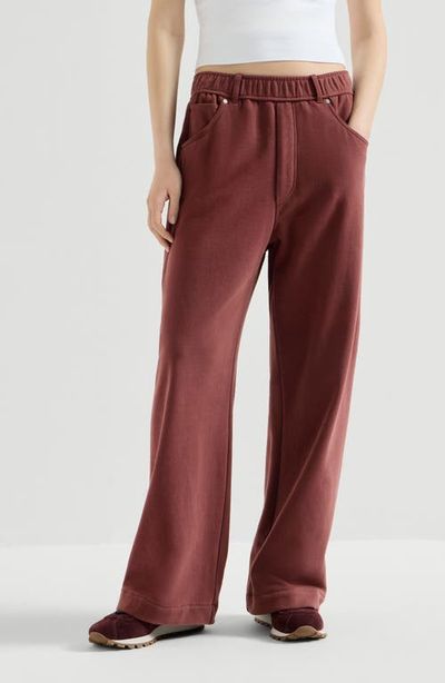 Brunello Cucinelli Brunello Cucinelli Cotton smooth French terry trousers