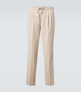 Brunello Cucinelli Brunello Cucinelli Cotton tapered pants