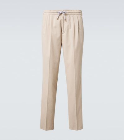 Brunello Cucinelli Brunello Cucinelli Cotton tapered pants