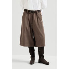 Brunello Cucinelli Brunello Cucinelli Couture cotton gabardine long Bermuda shorts with monili