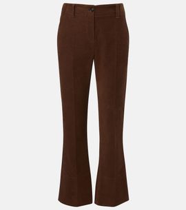 Brunello Cucinelli Brunello Cucinelli Cropped cotton flared pants