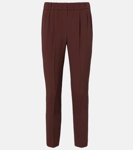 Brunello Cucinelli Brunello Cucinelli CrÃªpe straight pants