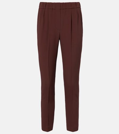 Brunello Cucinelli Brunello Cucinelli CrÃªpe straight pants