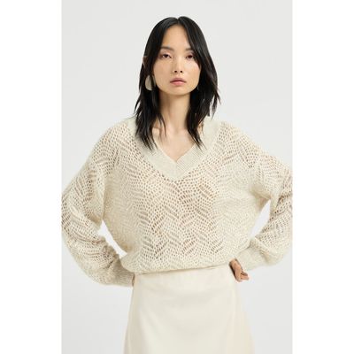 Brunello Cucinelli Brunello Cucinelli Dazzling abstract leaf sweater