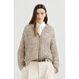Brunello Cucinelli Brunello Cucinelli Dazzling chiné net cardigan