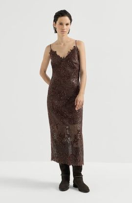 Brunello Cucinelli Brunello Cucinelli Dazzling lace embroidery dress