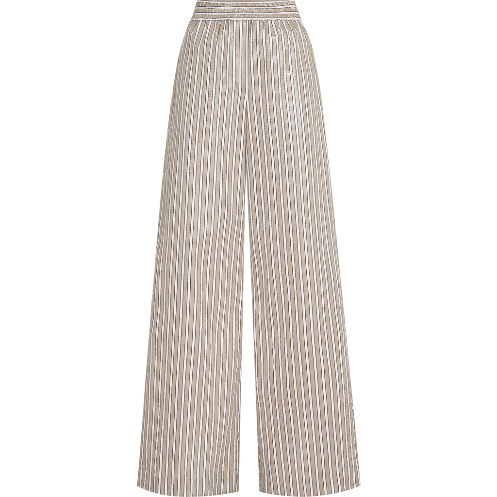 Brunello Cucinelli Brunello Cucinelli Dazzling stripes pyjama-style trousers