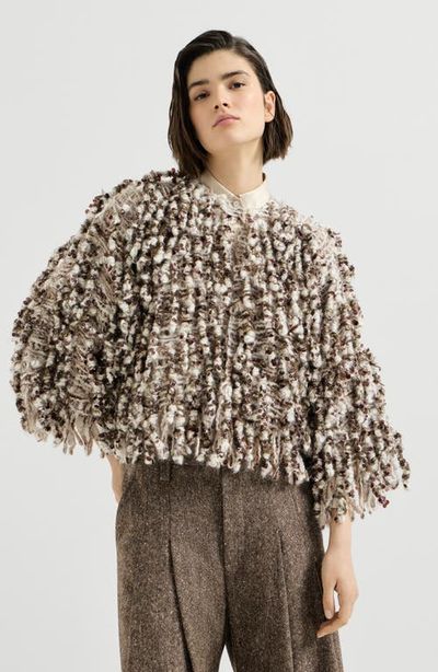 Brunello Cucinelli Brunello Cucinelli Dazzling twist embroidery cardigan