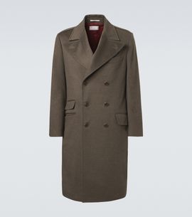 Brunello Cucinelli Brunello Cucinelli Double-breasted virgin wool overcoat