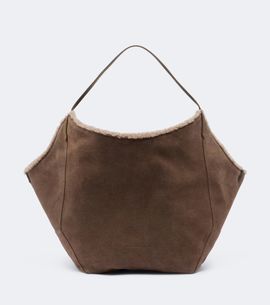 Brunello Cucinelli Brunello Cucinelli Duo Large reversible leather tote bag