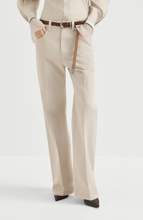 Brunello Cucinelli Brunello Cucinelli Dyed denim contemporary loose trousers