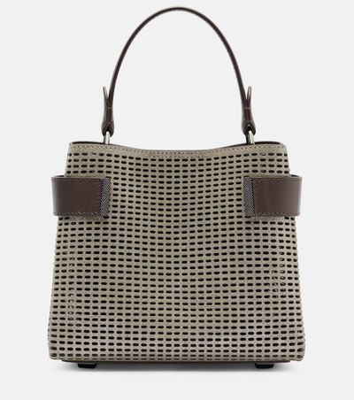 Brunello Cucinelli Brunello Cucinelli Essence Small leather top-handle bag