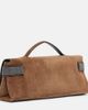 Brunello Cucinelli Brunello Cucinelli Essence Small suede top-handle bag - 4