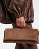 Brunello Cucinelli Brunello Cucinelli Essence Small suede top-handle bag - 6