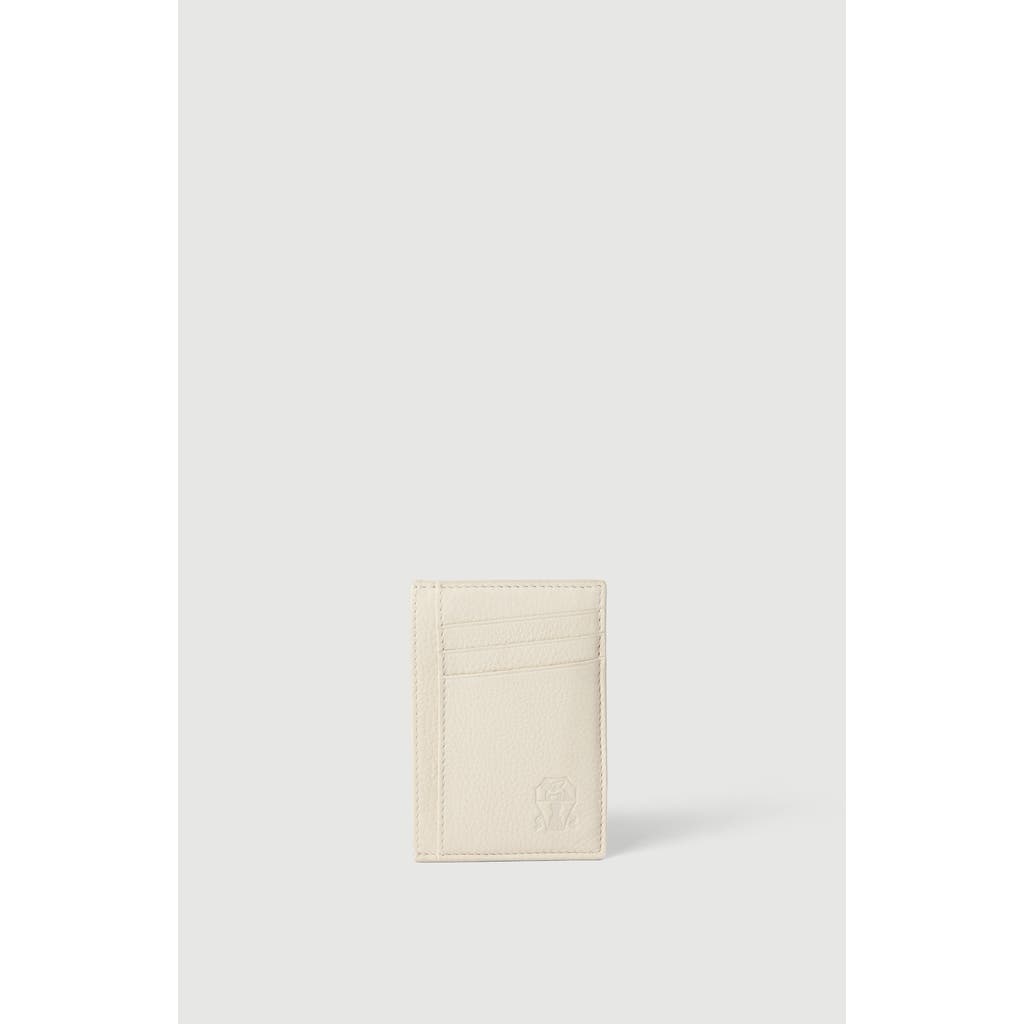 Brunello Cucinelli Brunello Cucinelli Fine grain calfskin card holder