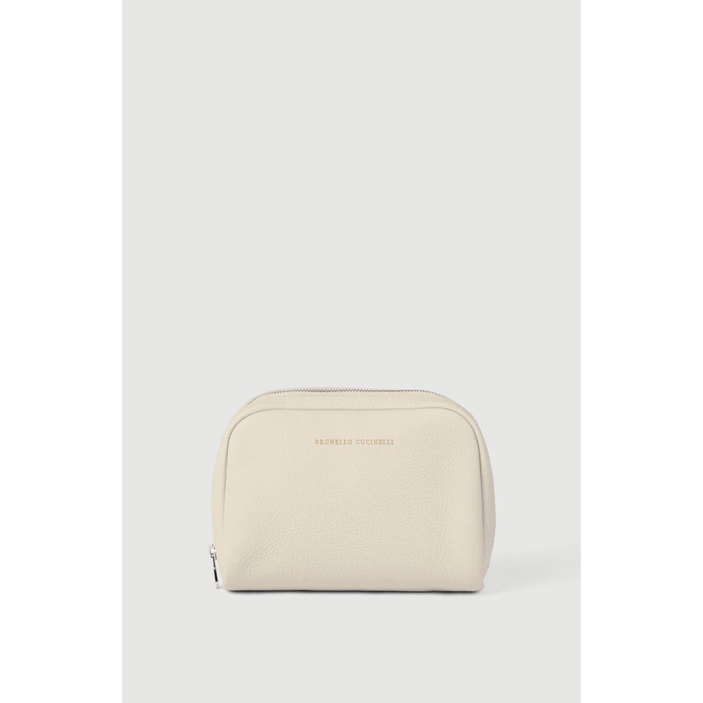 Brunello Cucinelli Brunello Cucinelli Fine grain calfskin slim beauty case