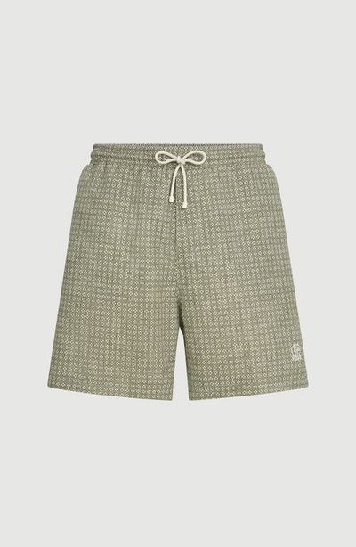 Brunello Cucinelli Brunello Cucinelli Flower print nylon swim shorts