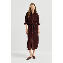 Brunello Cucinelli Brunello Cucinelli Fluid Corduroy shirt dress