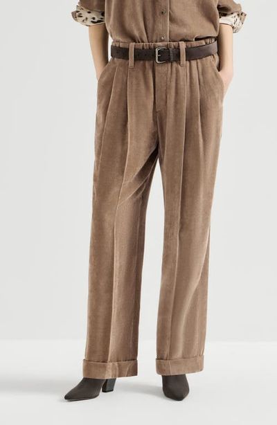 Brunello Cucinelli Brunello Cucinelli Fluid corduroy trousers
