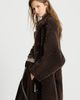 Brunello Cucinelli Brunello Cucinelli Fuzzy shearling coat with shiny zipper pull - 5