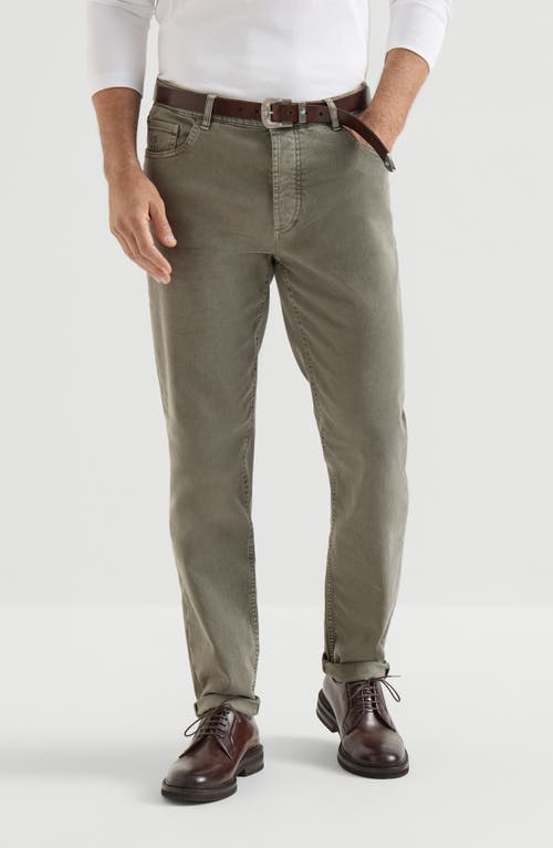 Brunello Cucinelli - Garment-dyed comfort lightweight denim