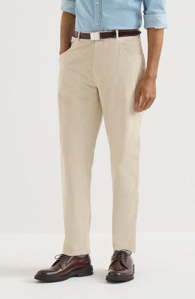 Brunello Cucinelli Brunello Cucinelli Garment-dyed five-pocket trousers