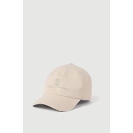 Brunello Cucinelli Brunello Cucinelli Garment-dyed twisted cotton gabardine baseball cap with embroidered logo