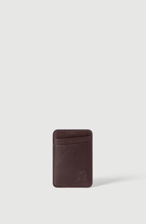 Brunello Cucinelli Brunello Cucinelli Grained leather magnetic card holder