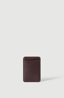 Brunello Cucinelli Brunello Cucinelli Grained leather magnetic card holder