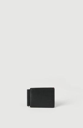 Brunello Cucinelli Brunello Cucinelli Grained leather money clip wallet