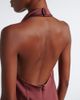 Brunello Cucinelli Brunello Cucinelli Halterneck silk satin gown - 5