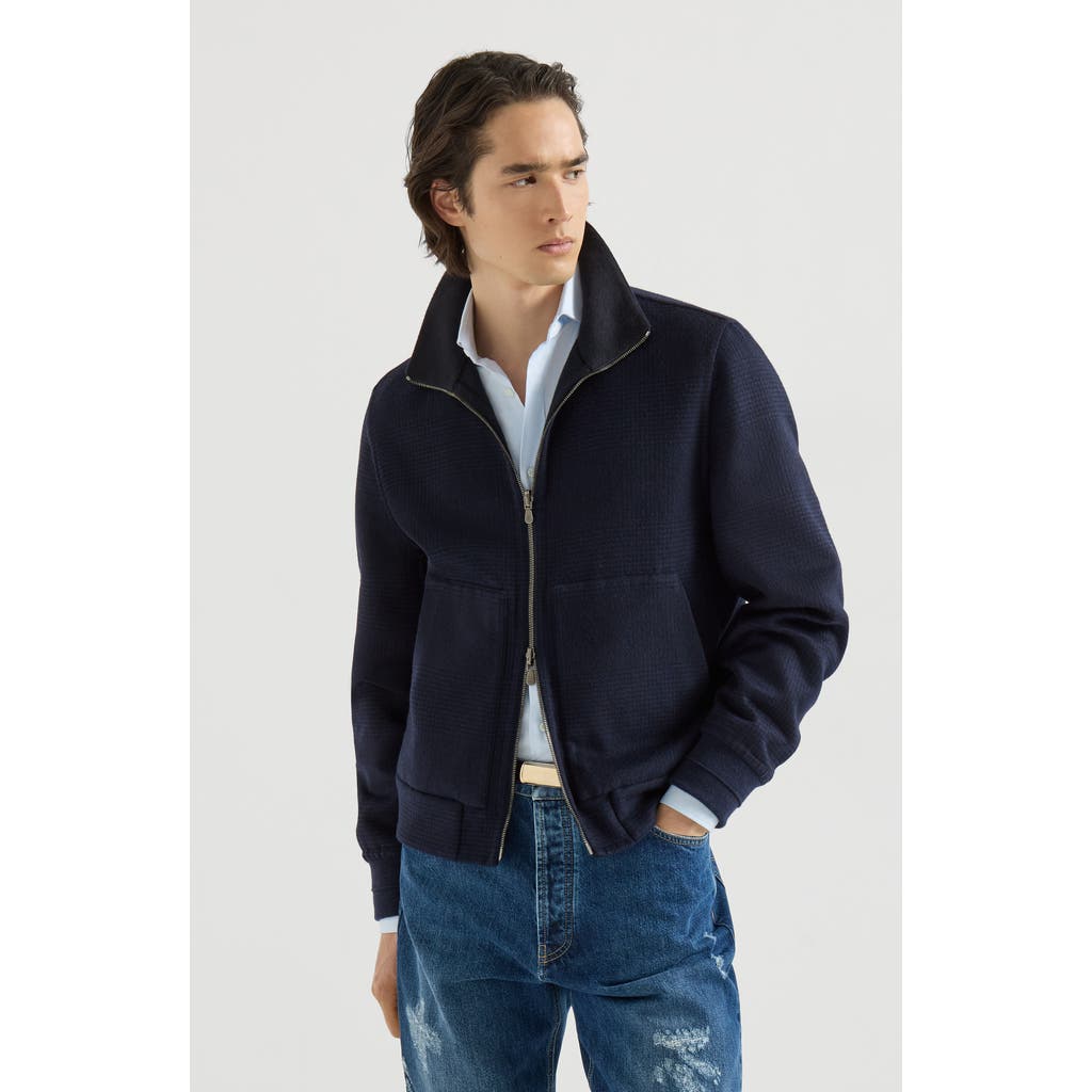 Brunello Cucinelli Brunello Cucinelli Hand-crafted reversible bomber jacket