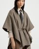 Brunello Cucinelli Brunello Cucinelli Hand-crafted reversible hooded poncho - 5