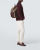 Brunello Cucinelli Brunello Cucinelli Herringbone leather-trimmed backpack - 7