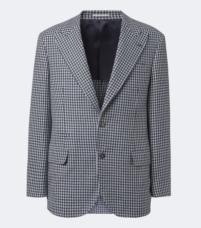 Brunello Cucinelli Brunello Cucinelli Houndstooth cashmere blazer