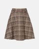 Brunello Cucinelli Brunello Cucinelli Houndstooth wool and alpaca-blend miniskirt - 1