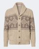 Brunello Cucinelli Brunello Cucinelli Intarsia wool, silk, and cashmere cardigan - 1
