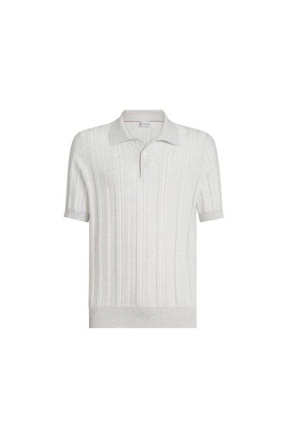 Brunello Cucinelli Brunello Cucinelli Jacquard knit polo shirt