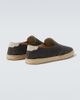 Brunello Cucinelli Brunello Cucinelli Jute-trimmed suede slip-on shoes - 6