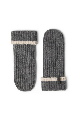 Brunello Cucinelli Brunello Cucinelli Knit mittens with monili