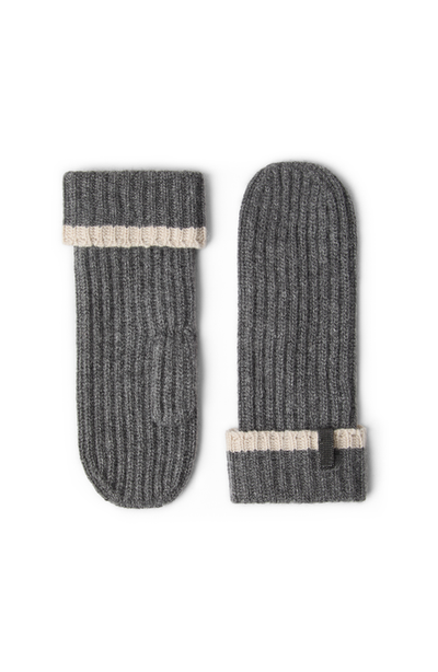 Brunello Cucinelli Brunello Cucinelli Knit mittens with monili