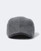 Brunello Cucinelli Brunello Cucinelli Leather-trimmed virgin wool flat cap - 1