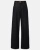 Brunello Cucinelli Brunello Cucinelli Leather-trimmed wide-leg jeans - 1