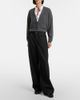 Brunello Cucinelli Brunello Cucinelli Leather-trimmed wide-leg jeans - 7