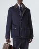 Brunello Cucinelli Brunello Cucinelli Leather-trimmed wool jacket - 2