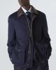 Brunello Cucinelli Brunello Cucinelli Leather-trimmed wool jacket - 5
