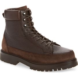 Brunello Cucinelli Brunello Cucinelli Leather Combat Boot