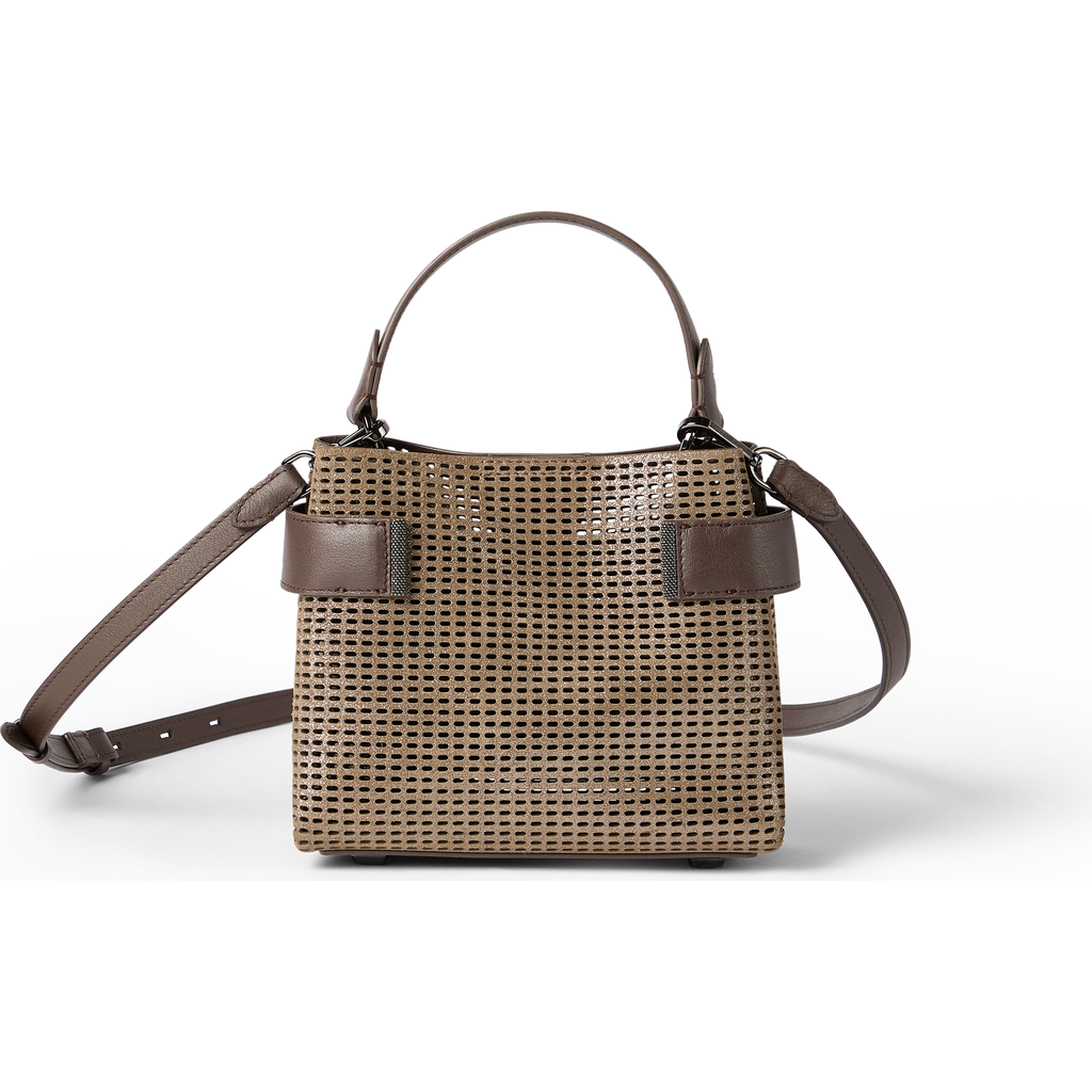 Brunello Cucinelli Brunello Cucinelli Leather Essence small top-handle bag